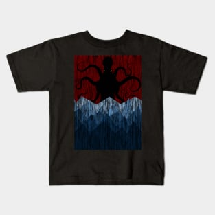 Cthulhu's sea of madness - Red Kids T-Shirt